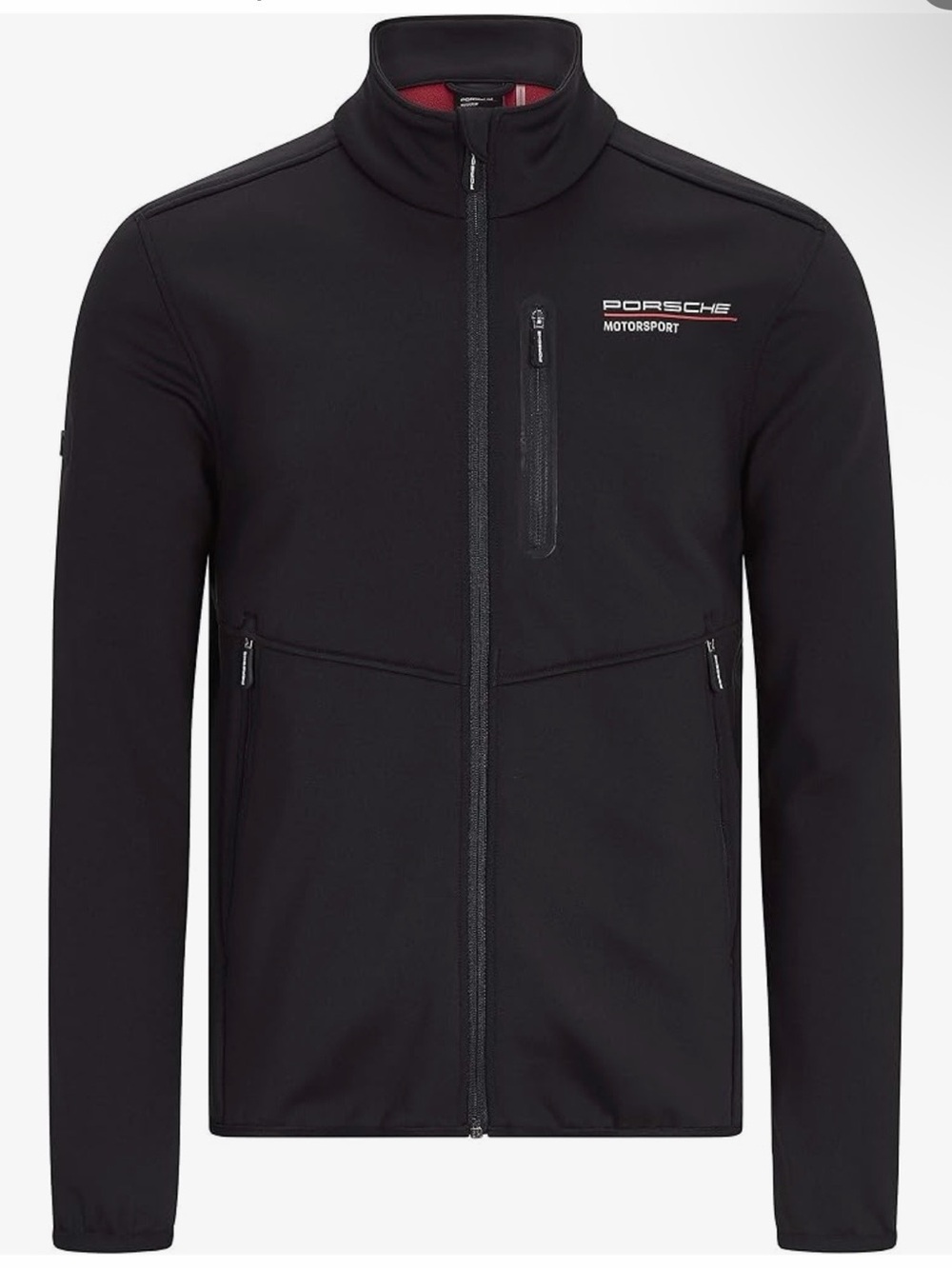 Unisex Black Lightweight Softshell Jacket